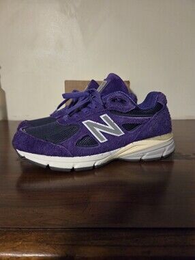 New Balance 990v4 Made in USA x Teddy Santis Low Purple U990TB4 Men's Sz 8 EUC